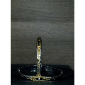 Stylish Silver CNC Bangle