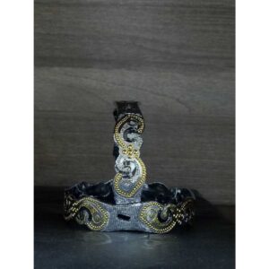 Stylish Silver CNC Bangle