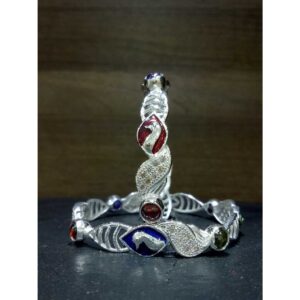 Silver Micro Bangle For Ladies