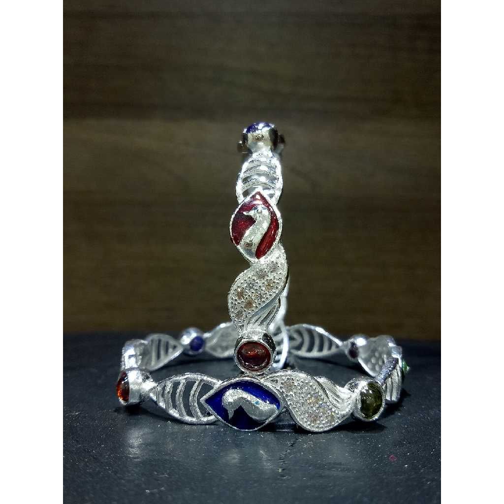Silver Micro Bangle For Ladies - Image 5