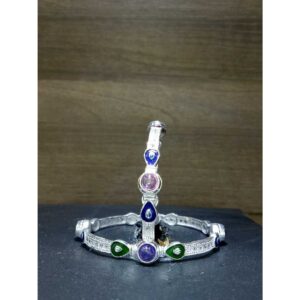 Silver Micro Bangle For Ladies