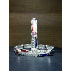 Silver Micro Bangle For Ladies