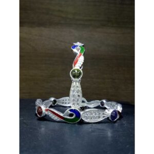 Silver Modern Micro Bangle