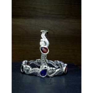 Silver Modern Micro Bangle