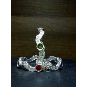 Silver Modern Micro Bangle