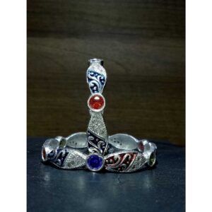 Silver Stylish Micro Bangle  For Ladies