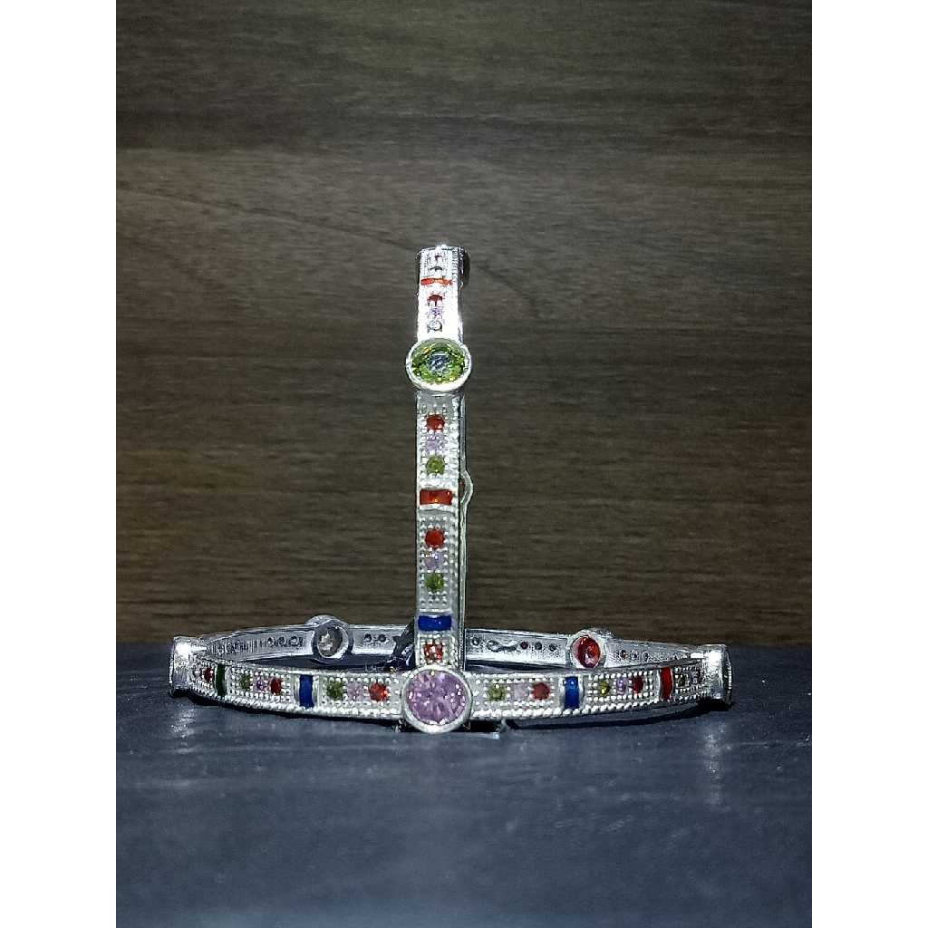 Silver Studded Micro Bangle