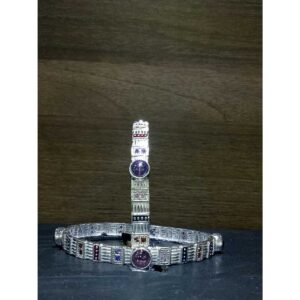 Silver Studded Micro Bangle