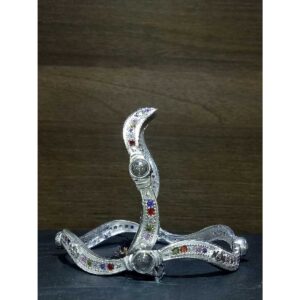 Silver Studded Micro Bangle