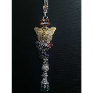 Silver Meenakari Ladies Juda