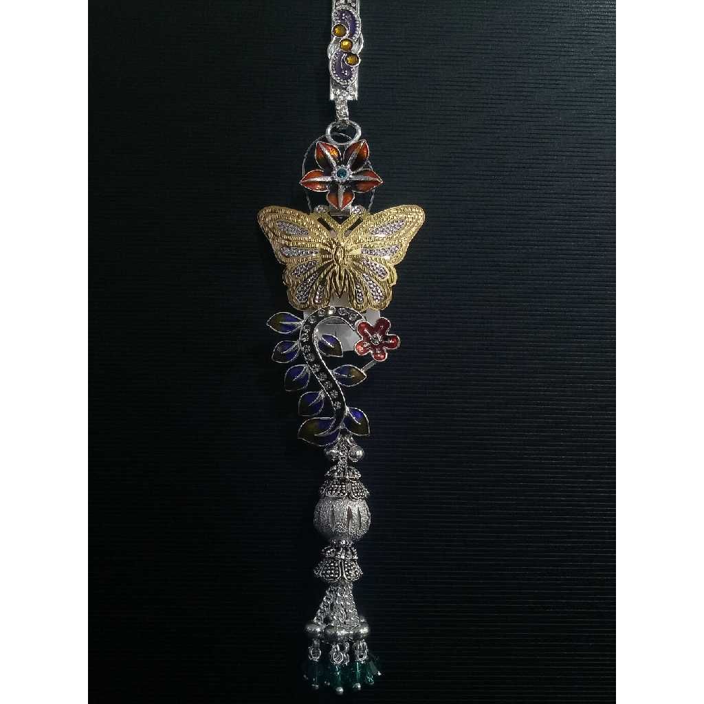 Silver Meenakari Ladies Juda - Image 2