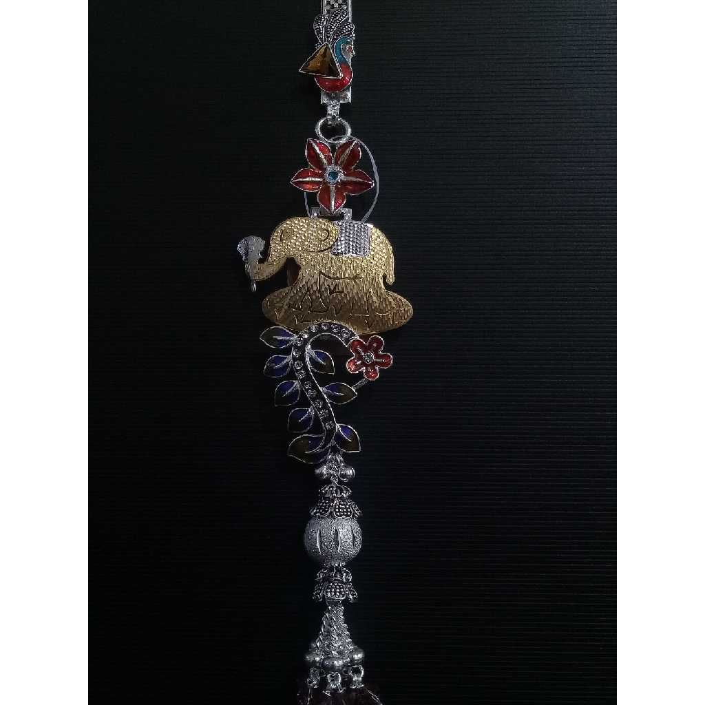 Silver Meenakari Ladies Juda