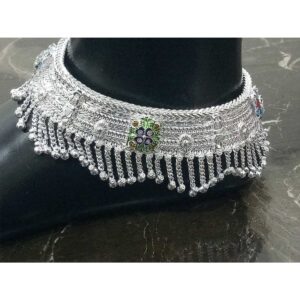 Silver Stylish Bridal anklet