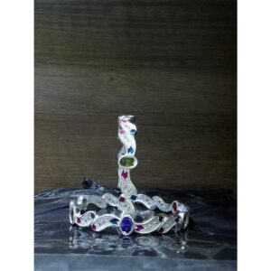 Silver Modern Ladies Bangles