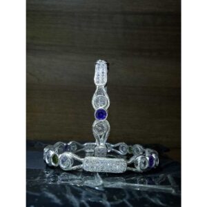 Stylish Ladies Silver Bangles