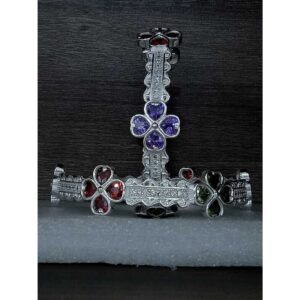 925 Silver Studded Diamond Ladies Bangles