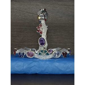 925 Silver Studded Diamond Ladies Bangles