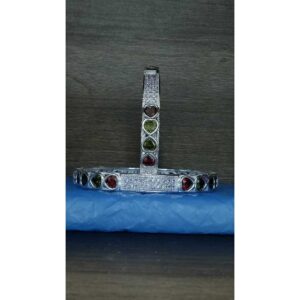 Silver 925 Dazzling Ladies Bangles