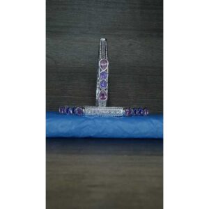 Modern Silver Meenakari Ladies Bangles
