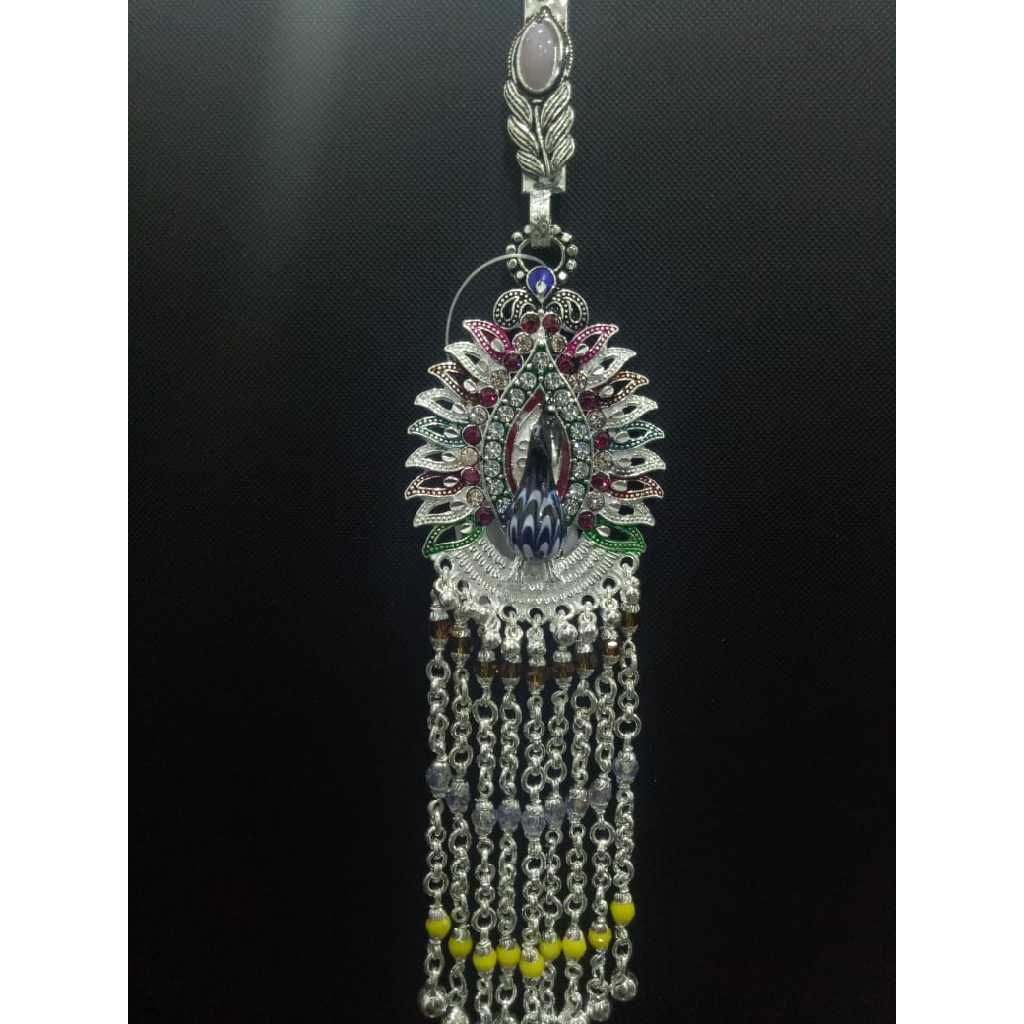 925 Silver Colorful Juda For Ladies
