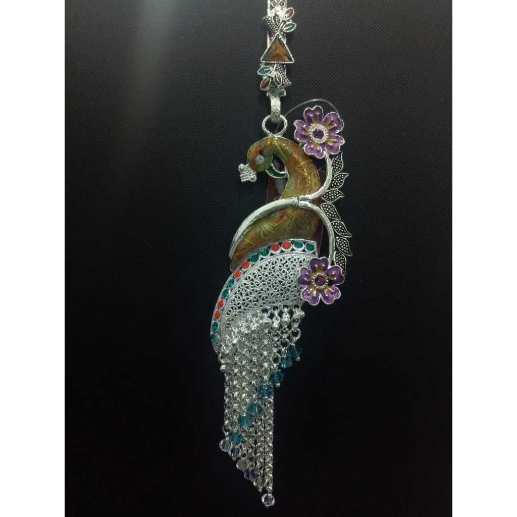 Silver Single Multi Color Ladies Juda
