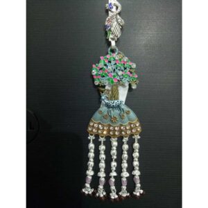 Silver Single Multi Color Ladies Juda