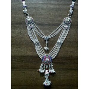 Silver Multi Layer Heavy Ladies Juda