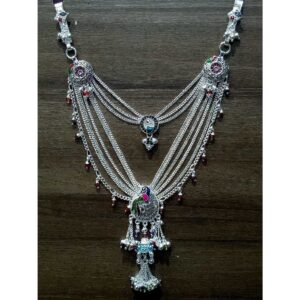 Silver Multi Layer Heavy Ladies Juda
