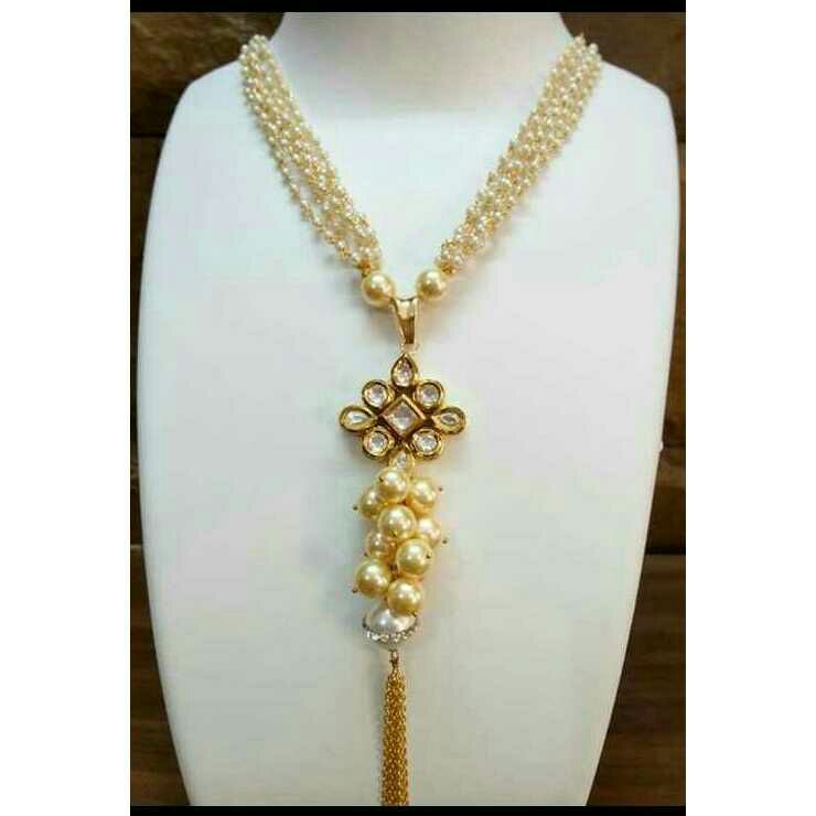 Elegant Kundan Modern Necklace