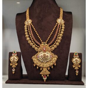 Kundan Mina work Necklace Set
