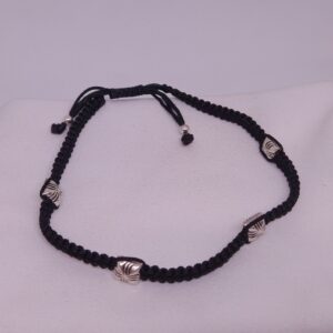 dori and oxidised bit ladies anklets