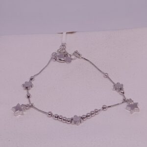 Fancy antique anklets With silver