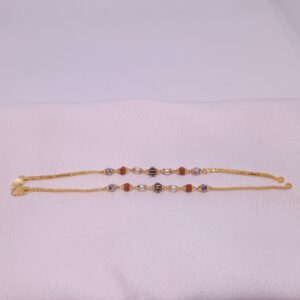 916 gold pearl baby bracelet