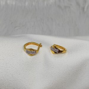 gold Bali design earring