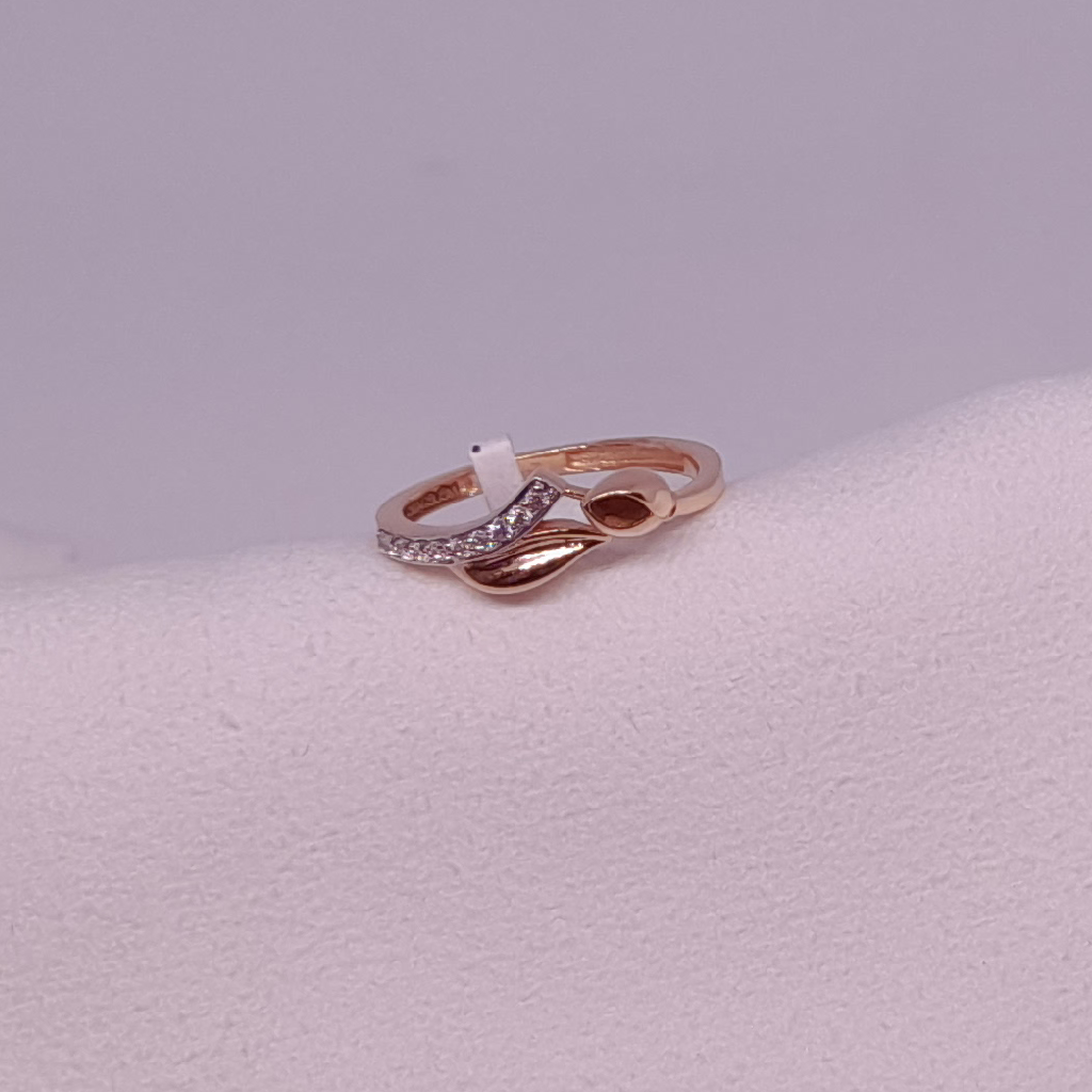 18k gold Infinity ring - Image 2