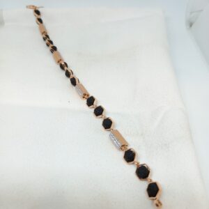 18kt rose gold gens bracelet