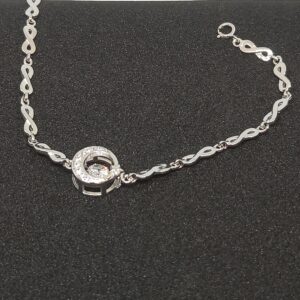 925 silver moon design bracelet