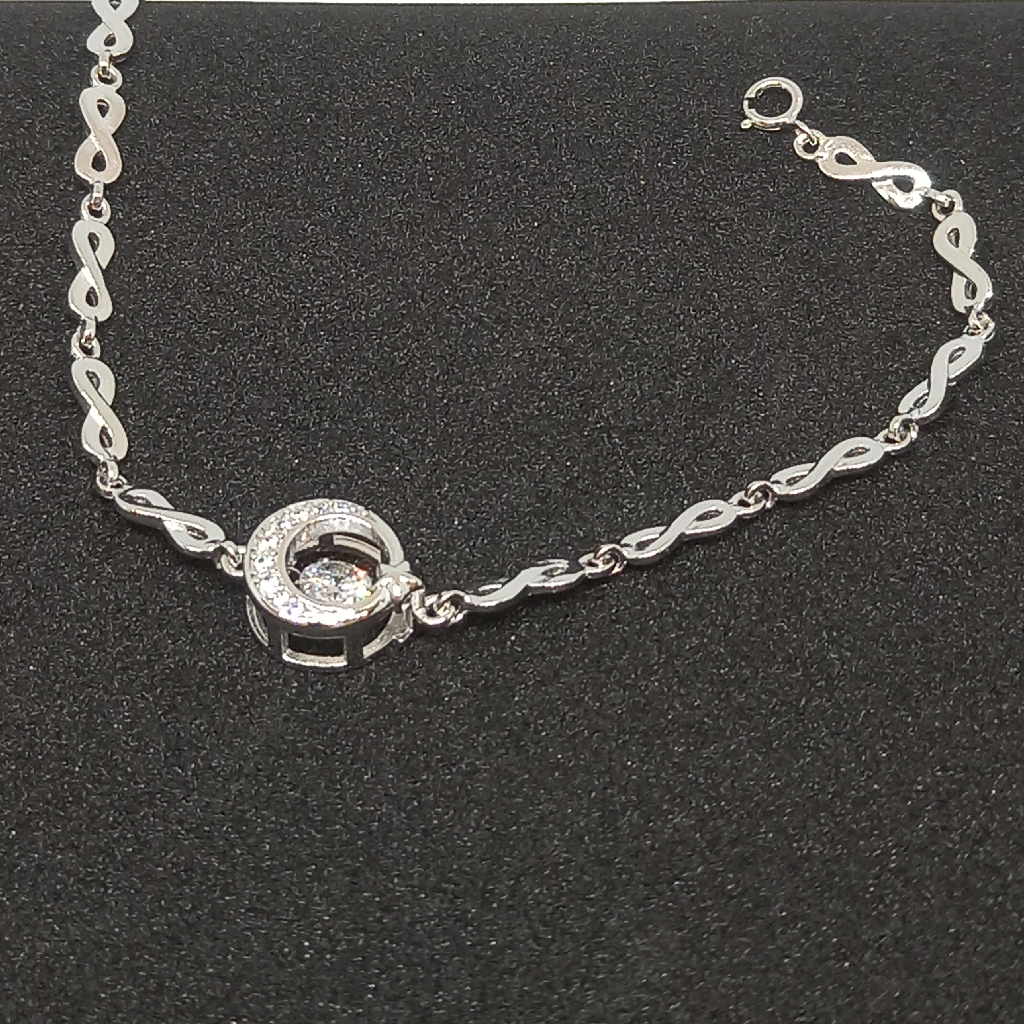 925 silver moon design bracelet