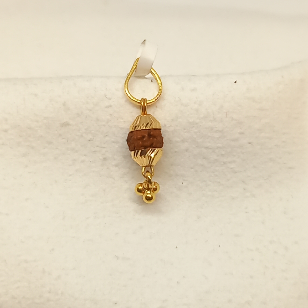 22kt rudrax pendants