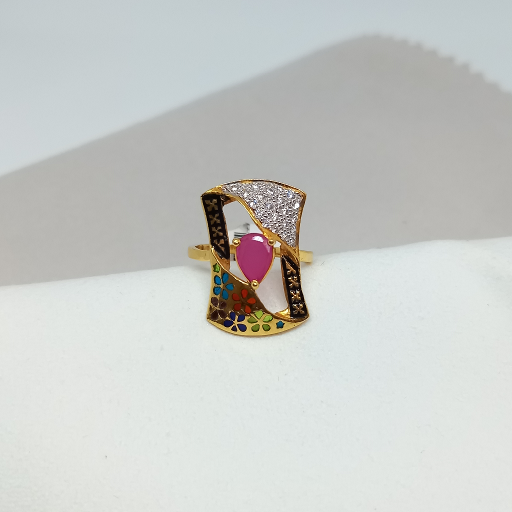 18kt ladies Ring - Image 2