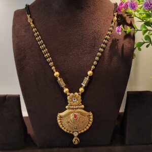 916 Gold Unique Design Hallmark  Mangalsutra For Bridal