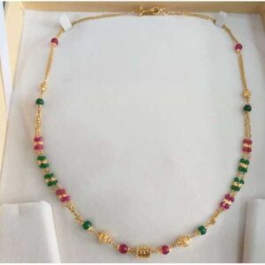22KT Gold Fancy Vertical Mala