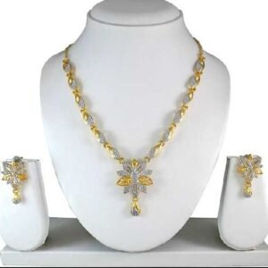 22KT Gold Deaigner Fancy Vertical Mala