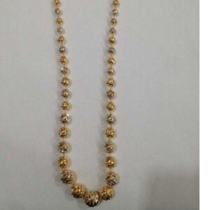 916 Gold Ladies Vertical Modern Mala