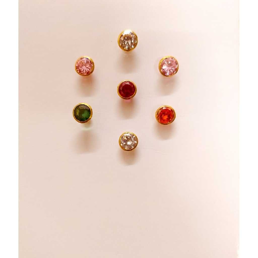 Gold Diamond Nose Studs