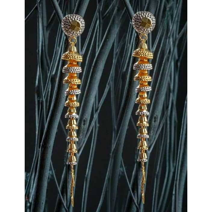 22K / 916 Gold Indian Ladies Jhumar Earrings