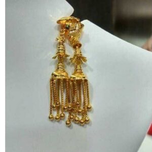 22K / 916 Gold Ladies Classic Jhumar Earrings