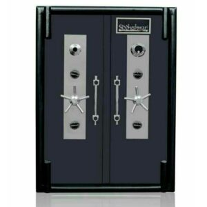 Double door heavy iron jewelry locker