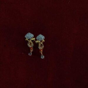 22KT Gold Designer CZ Stone Casting UV Bali