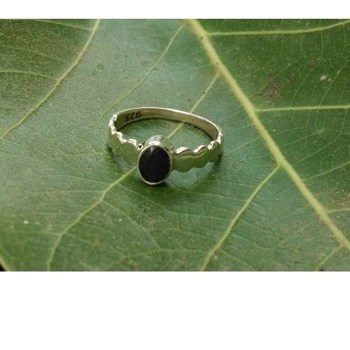 925 Silver Ring With Colored Stone